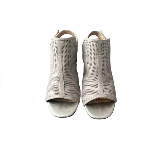 GEOX RESPIRA Girl's D Marilyse C Wedge Heels Leather Sandals / Taupe Gold / 38 - Picture 3 of 11